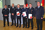 Feuerwehrmänner aus Sehnde und Isernhagen erhalten das Deutsche Feuerwehrehrenkreuz in Gold