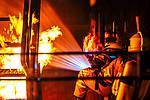 120 Feuerwehrkräfte der Lehrter Feuerwehren trainieren in Brandsimulationsanlage