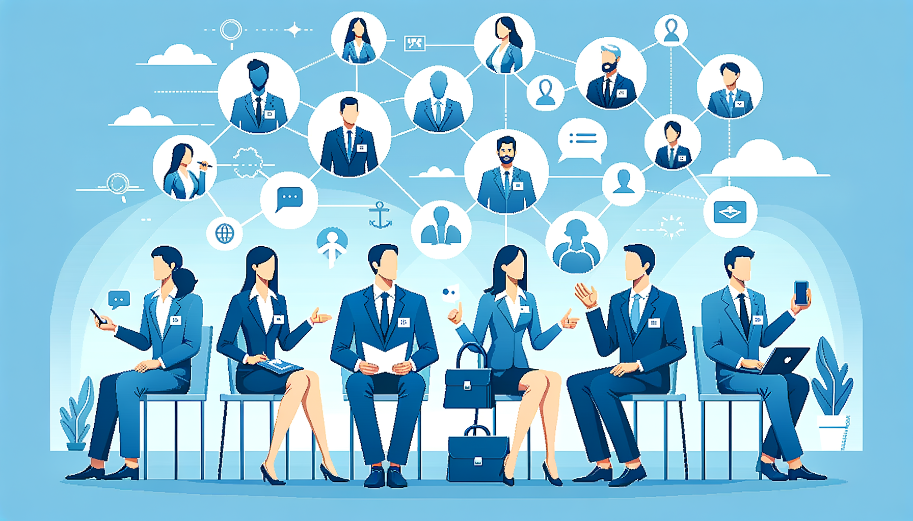 KI-generiertes Bild für: Die besten Strategien für ein erfolgreiches Networking