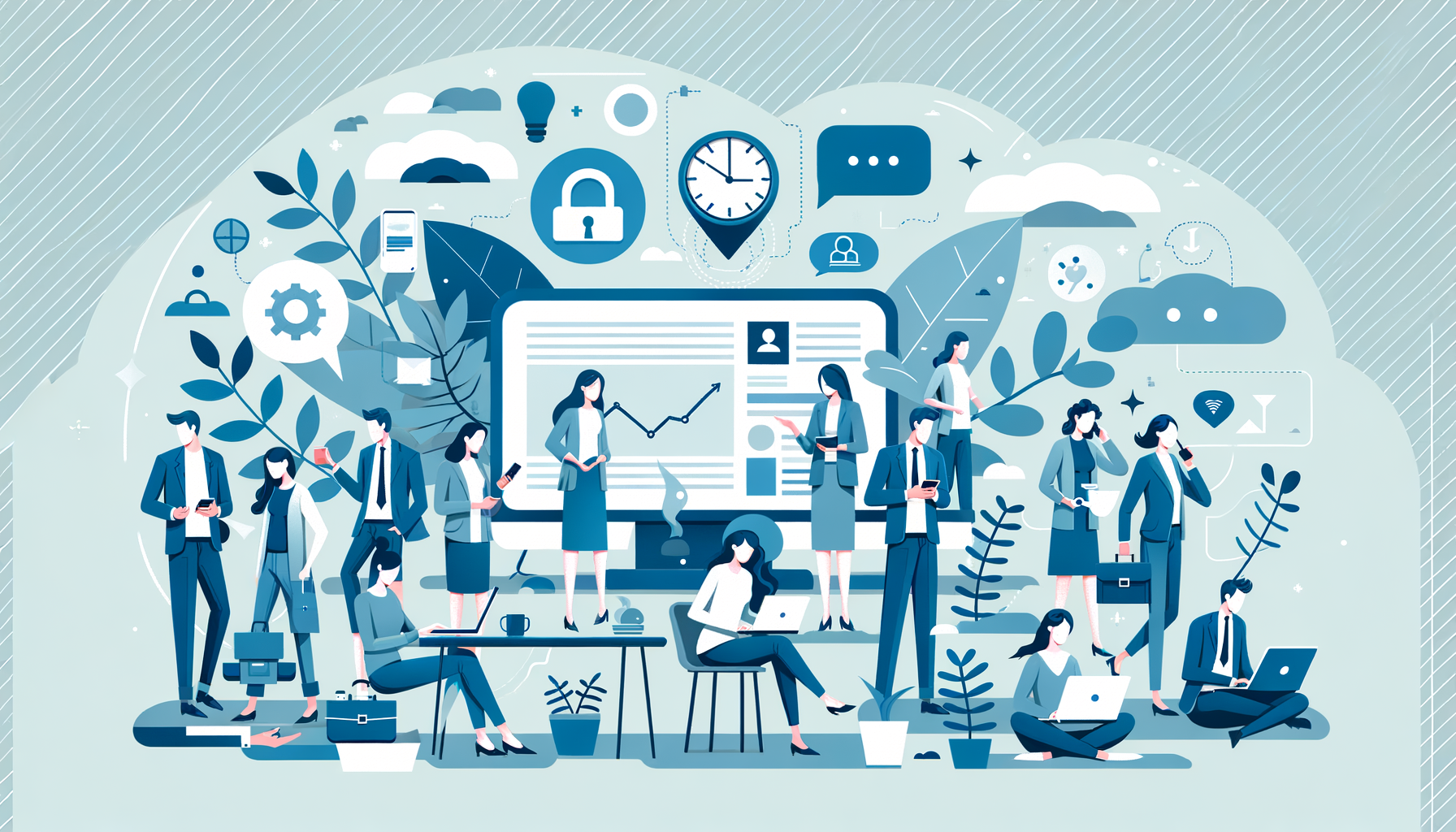 KI-generiertes Bild für: Effektive Kommunikationsstrategien für Beruf und Privatleben