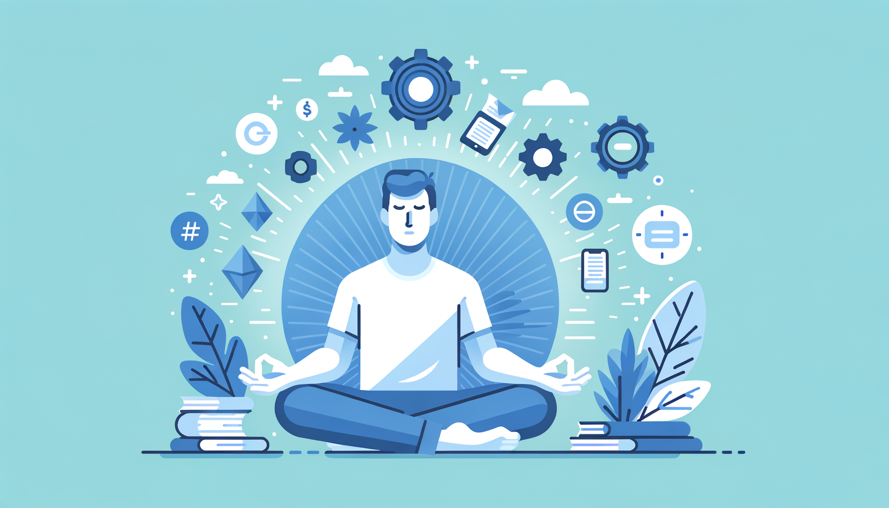 KI-generiertes Bild für: Einführung in die Kunst der Meditation