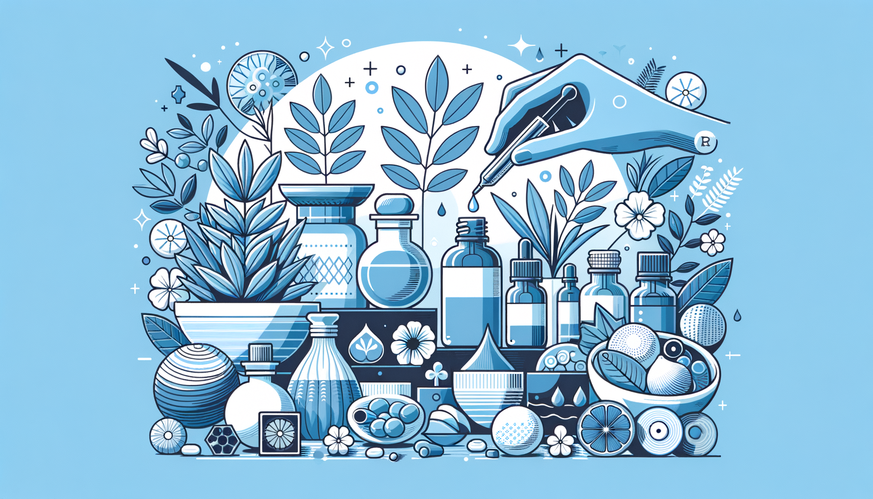 KI-generiertes Bild für: Einführung in die Welt der Aromatherapie