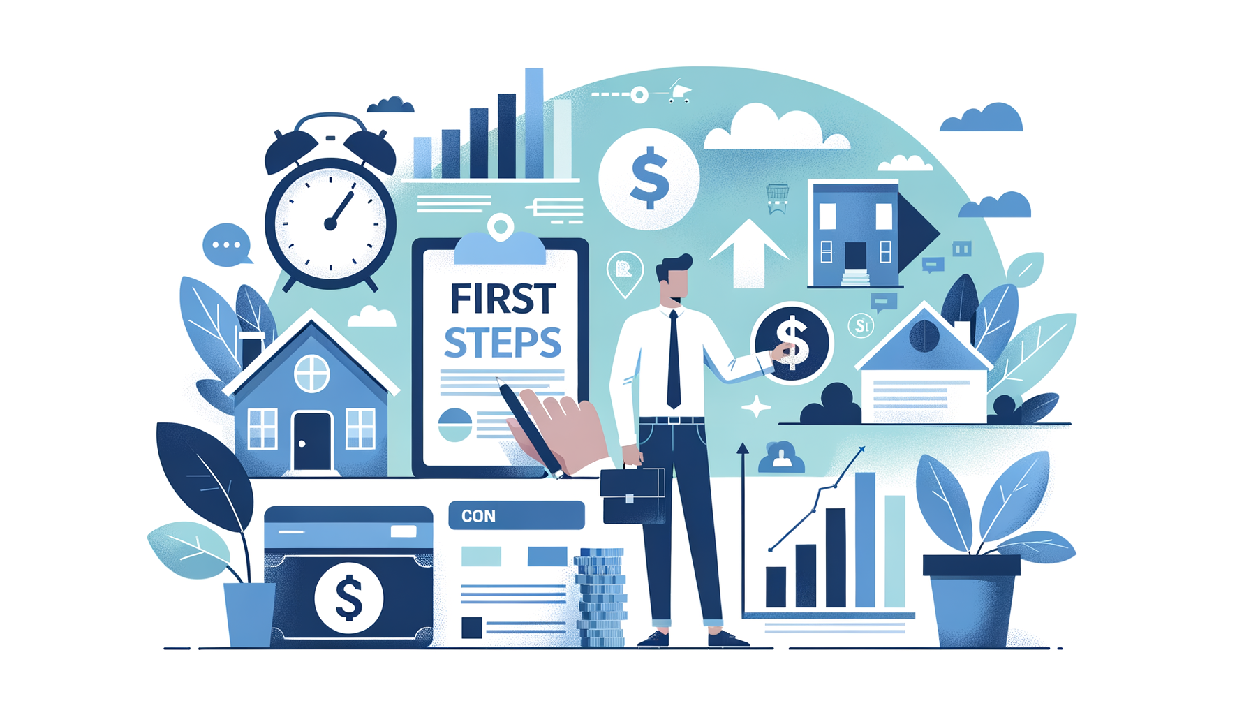 KI-generiertes Bild für: Erste Schritte zur finanziellen Unabhängigkeit