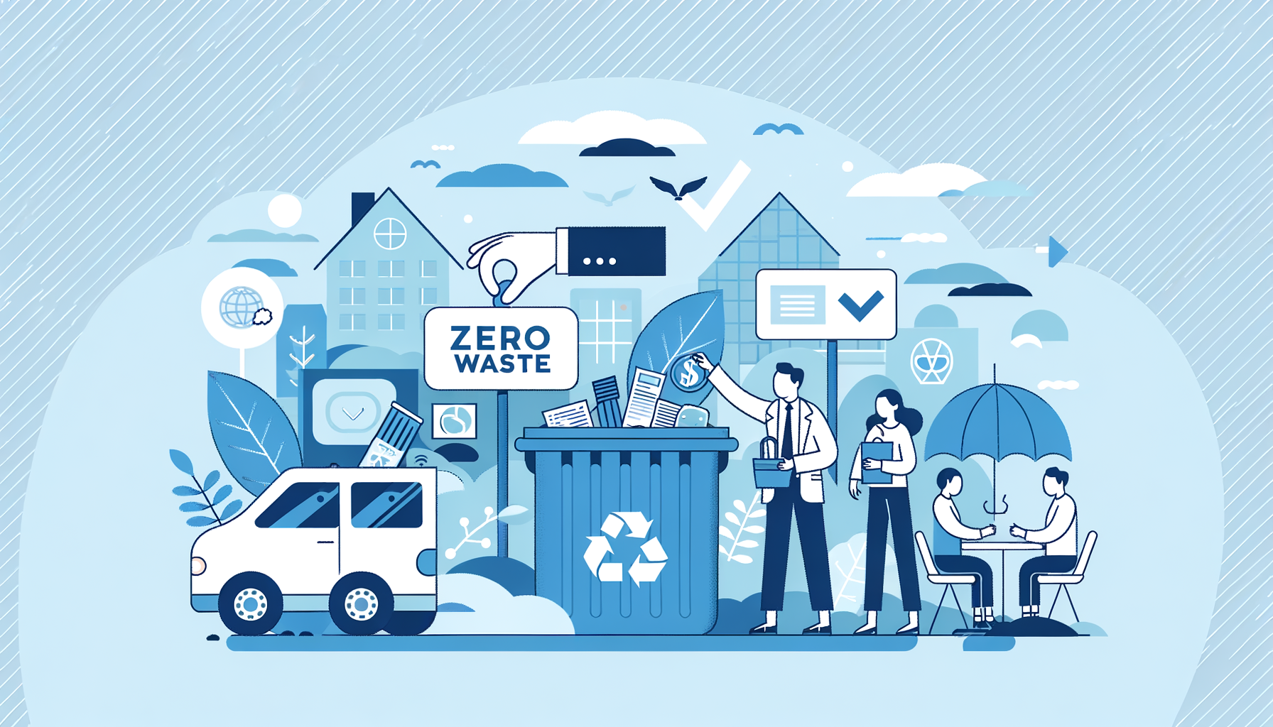 KI-generiertes Bild für: Zero Waste: Schritt für Schritt zu weniger Müll