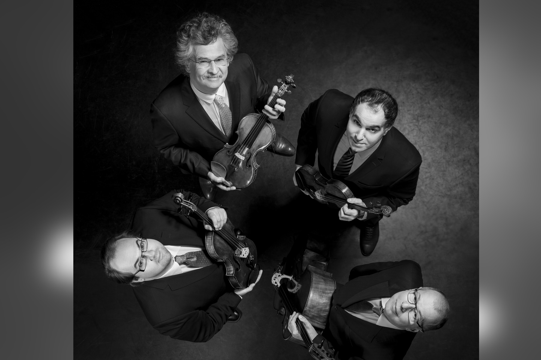 Das Kodály Quartett bei einer Probe. Foto: ©Tamas Kaunitz